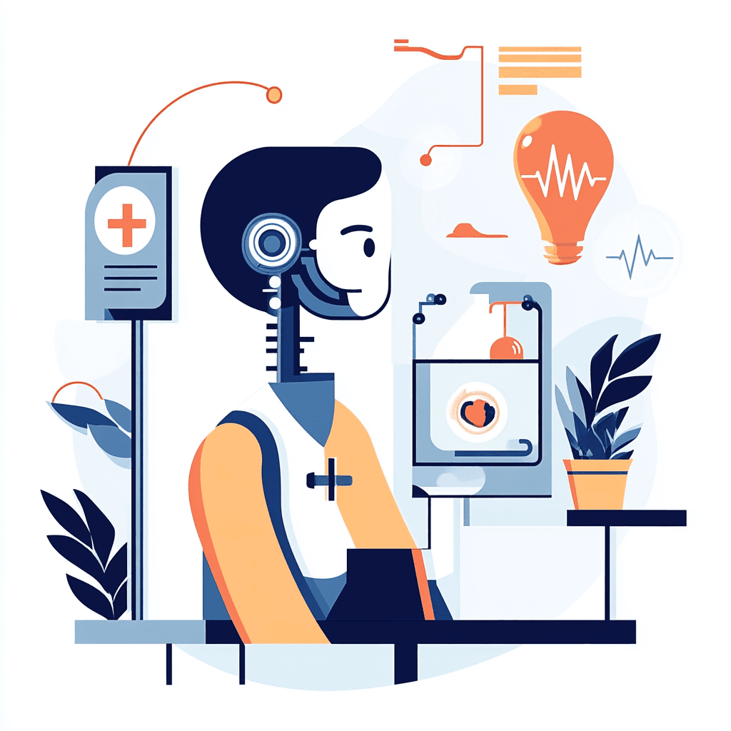 Senior on phone with MediMate health assistant